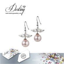 Oiseaux de destin bijoux cristaux de Swarovski boucles d’oreilles Boucles d’oreilles perles